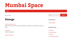 Desktop Screenshot of mumbaispace.com
